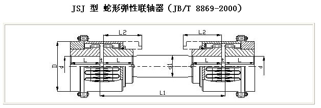 JSJ型接中间轴型联轴器1